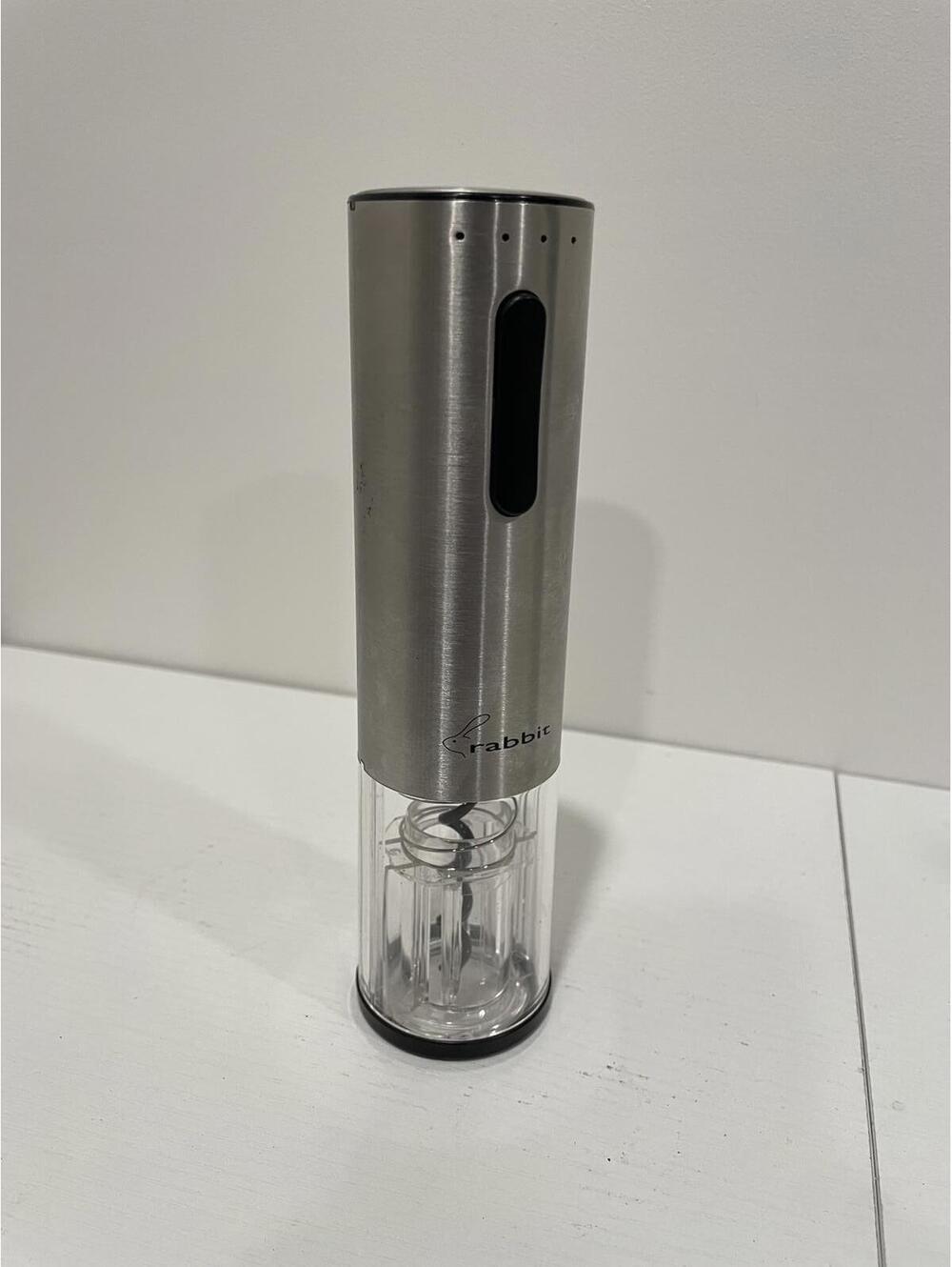 Rabbit Electric Wine Bottle Opener - Stainless Steel Rechargeable